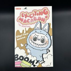 Labubu Exciting Macaron Vinyl Face Plushie - Green Grape